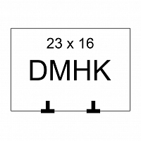 Metki DMHK 23x16 FLUOR ( karton 100szt. )