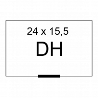 Metki DH 24x15,5 BIAŁE ( karton 100szt. )