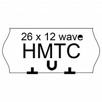 Metki HMTC 26x12 FLUOR ( karton 100szt. ) 